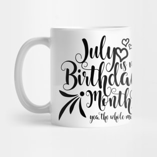 July birthday Mug